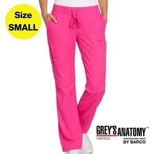 GREYS’S ANATOMY 💓 Hot Pink Jogger Scrubs Pants (Women’s Small)
